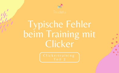 Clickertraining Teil 2: Typische Fehler beim Training mit Clicker