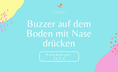 Nasentarget Teil 4: Buzzer auf dem Boden mit Nase drücken